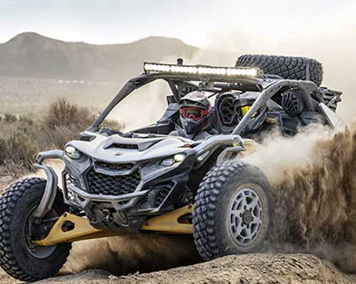 Best UTV to buy right now Can-Am Maverick R shown riding near Appleton, WI on UTV Trails